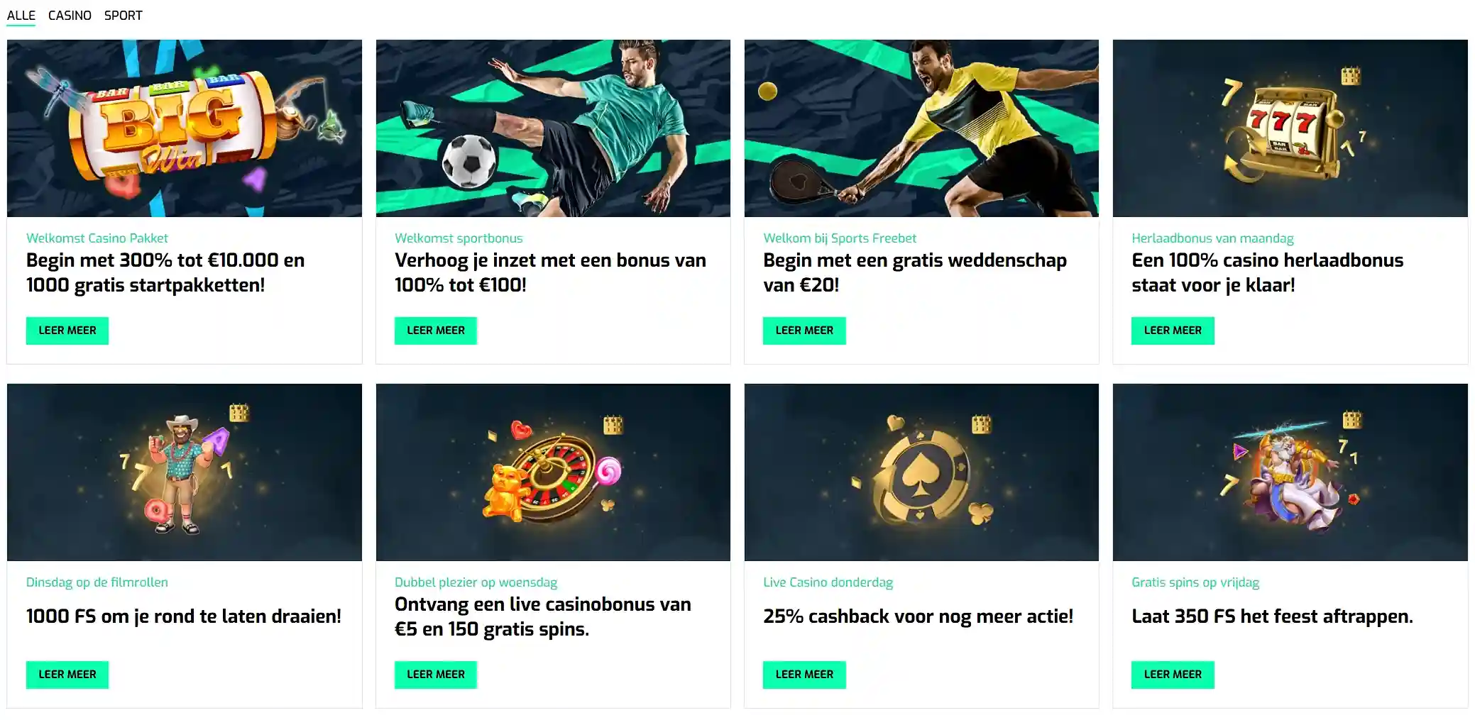 Wallacebet Casino Bonussen en Promoties